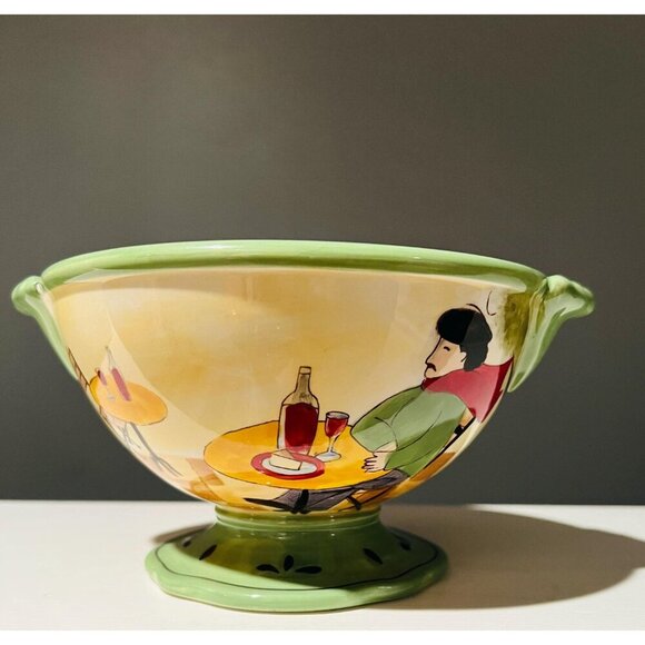 French Cafe Ceramic Mug Bowl Plate Jennifer Brinley| ITEMS SOLD SEPARATELY - Picture 5 of 10